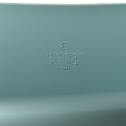 Gucci Rubber Oversized Logo Tote Teal 6 of 6