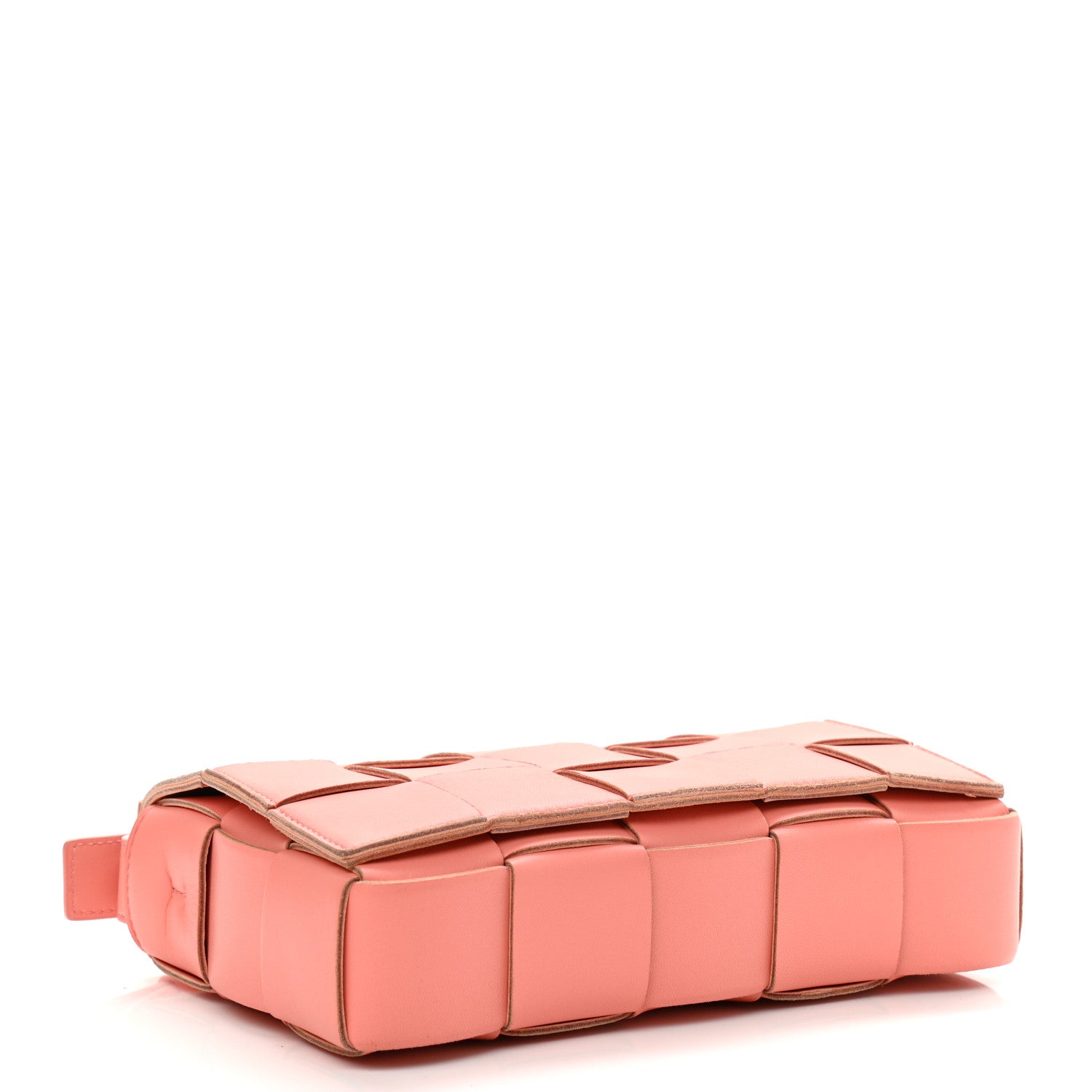 Bottega Veneta Nappa Maxi Intreccio Cassette Bag Peach 4 of 11
