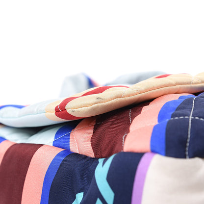 Chanel Fabric Quilted Printed Flap Multicolor 10 of 14