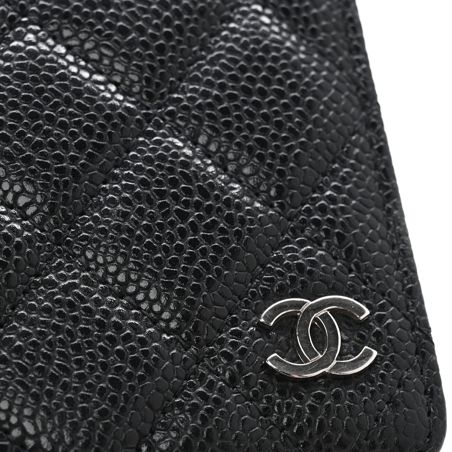 Chanel Caviar Quilted Large Agenda Cover Black 10 of 11
