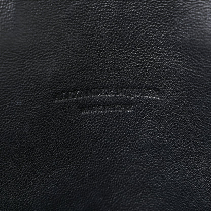 Alexander McQueen Calfskin Grommet Skull Envelope Clutch Black 6 of 16