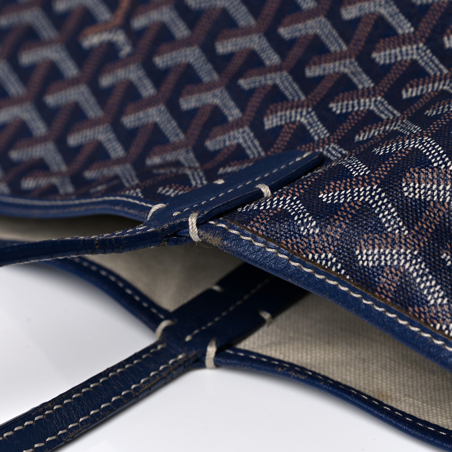 Goyard Goyardine Saint Louis GM Navy 16 of 18