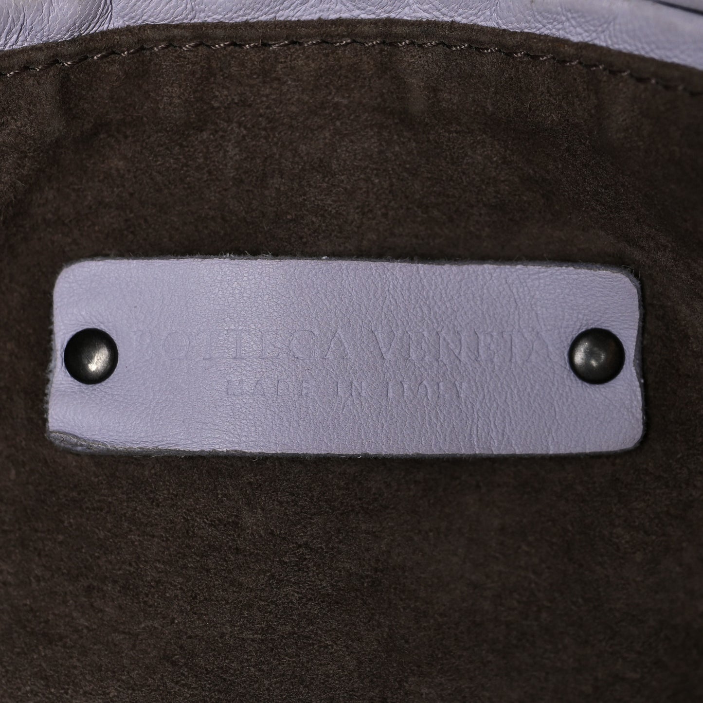 Nappa Intrecciato Medium Convertible Tote Oyster Lilac