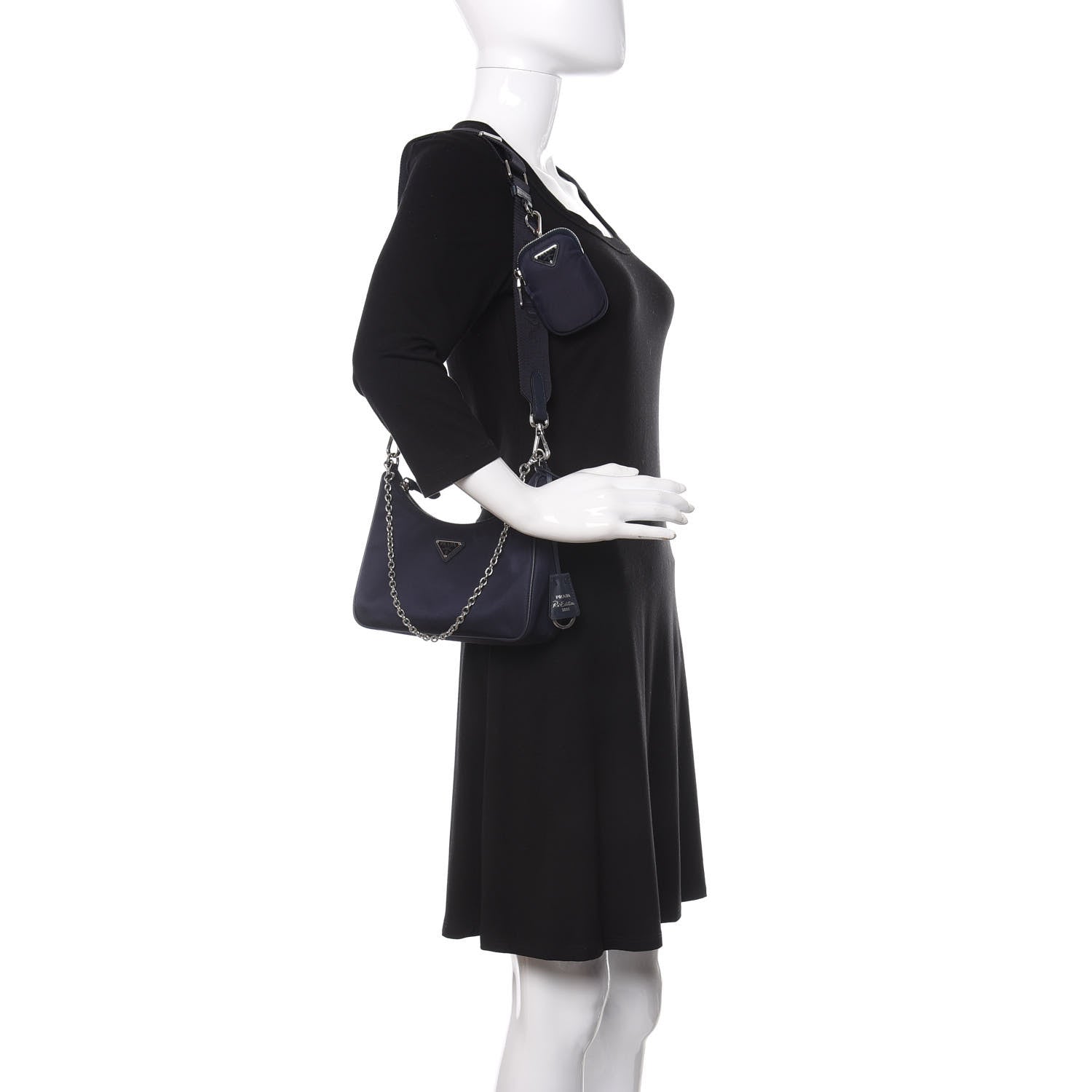 Prada Nylon Re-Edition 2005 Shoulder Bag Baltico 2 of 10