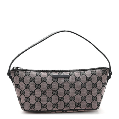 Gucci Monogram Boat Pochette Black 1 of 10
