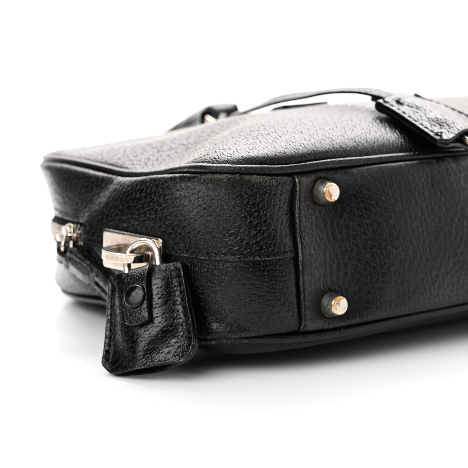 Prada Calfskin Bauletto Black 10 of 11
