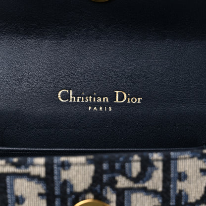 Christian Dior Oblique Saddle Belt Bag Blue 6 of 10