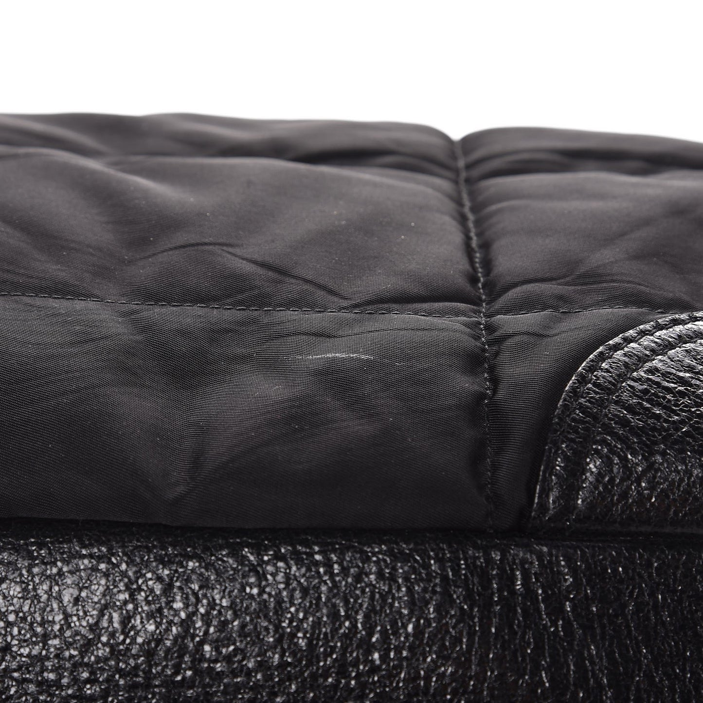 Tessuto Nylon Cervo Lux Dome Satchel Black