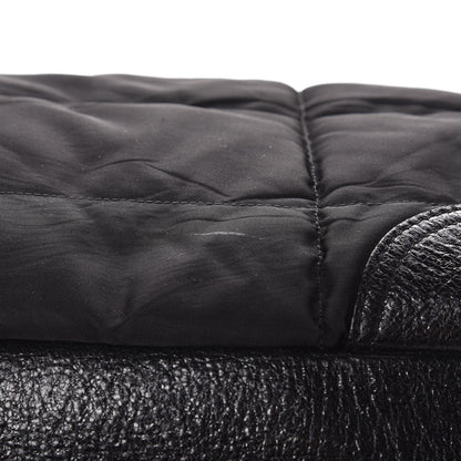 Prada Tessuto Nylon Cervo Lux Dome Satchel Black 9 of 9