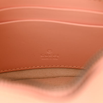 Gucci Calfskin Vertical Ring Matelasse Mini GG Marmont Half Moon Hobo Peachy Chic 6 of 11
