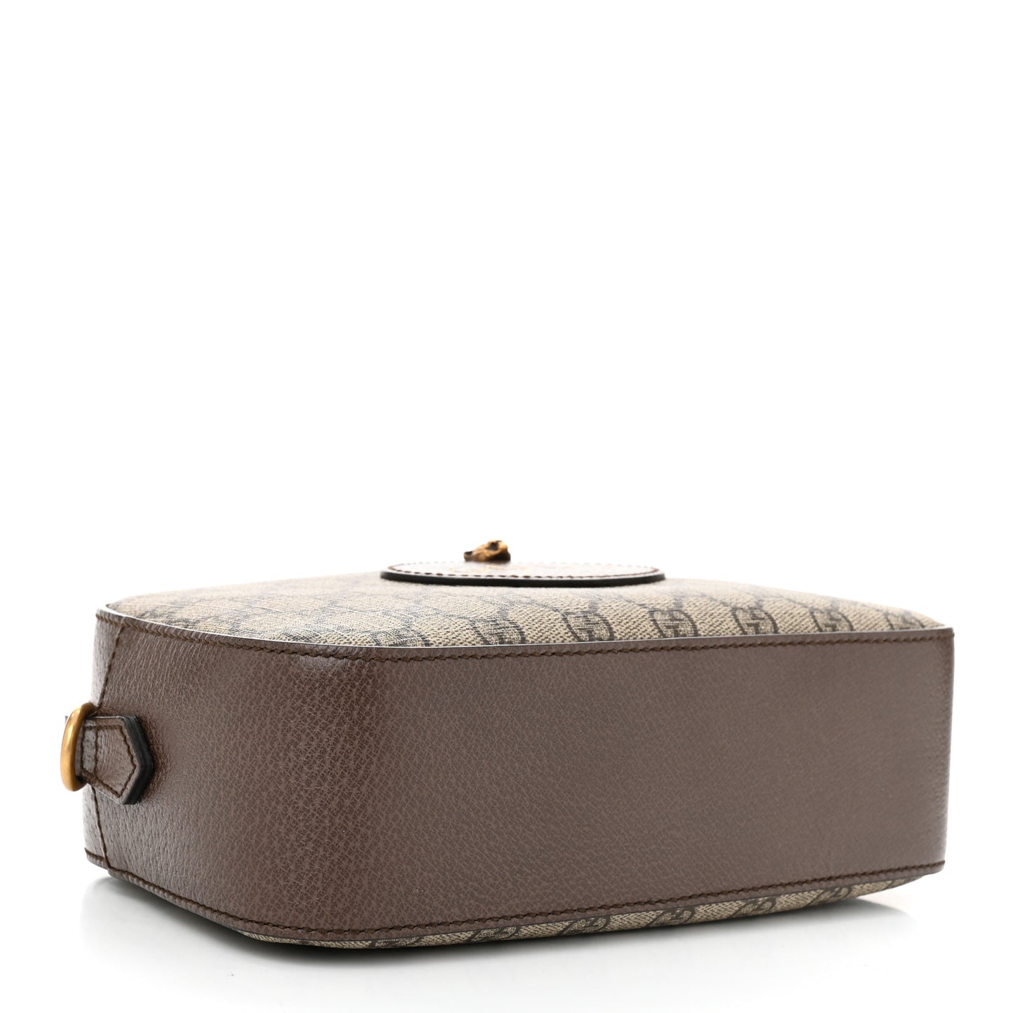 GG Supreme Monogram Web Neo Vintage Shoulder Bag Beige New Acero Crop