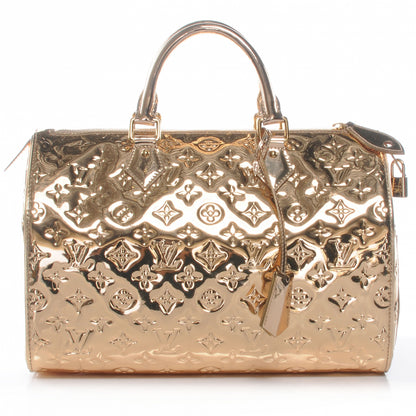 Louis Vuitton Monogram Miroir Speedy 30 Gold 1 of 7