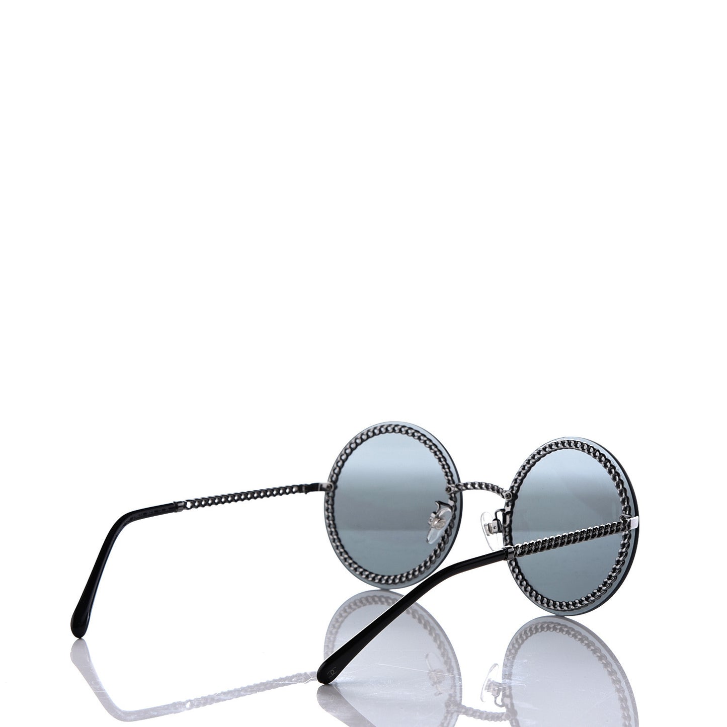 Round Chain Sunglasses 4245 Gold
