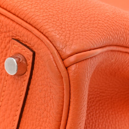 Hermes Togo BIRKIN 30 Orange 11 of 16