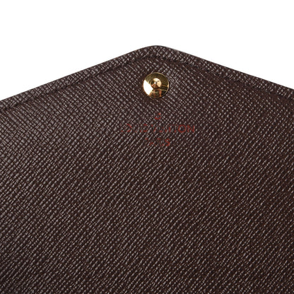 Louis Vuitton Damier Ebene Sarah Wallet NM 6 of 8