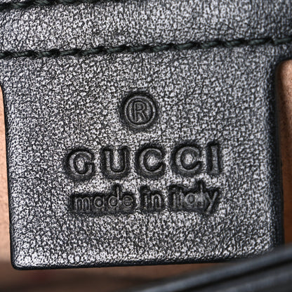 Gucci Calfskin Matelasse Small GG Marmont Shoulder Bag Black 6 of 11