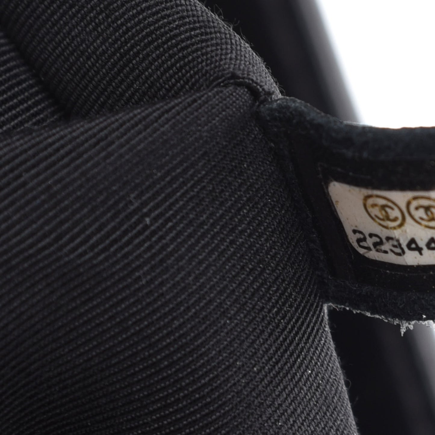 Calfskin Quilted Large Boy Flap Black