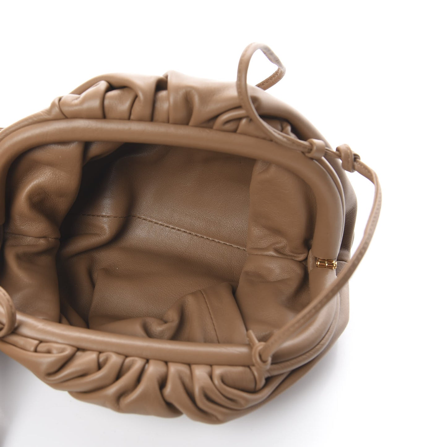 Butter Calfskin The Mini Pouch Cammello