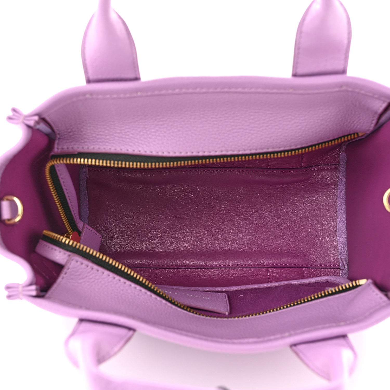 Marc Jacobs Grained Calfskin Small The Tote Bag Regal Orchid 5 of 11