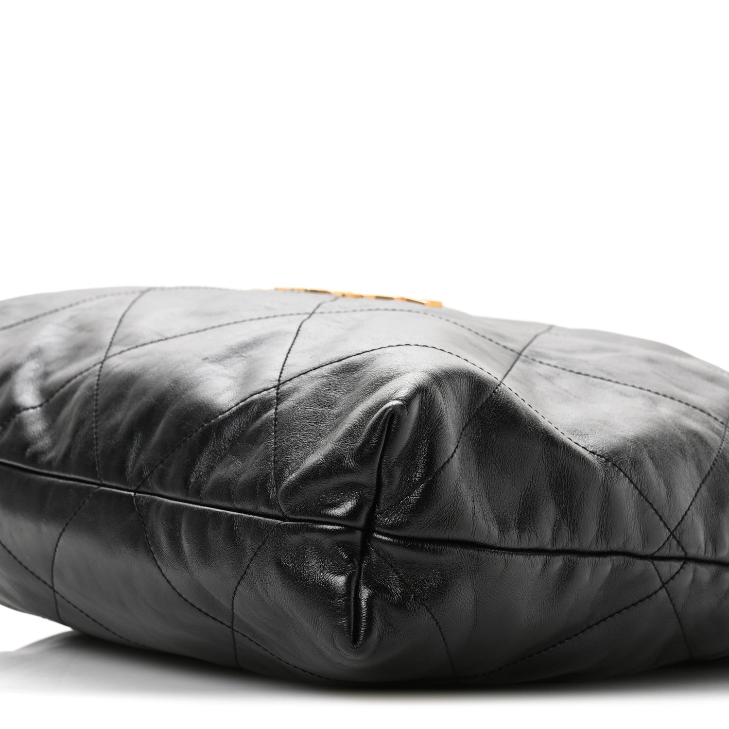 Chanel Shiny Calfskin Quilted Chanel 22 Black 11 of 12