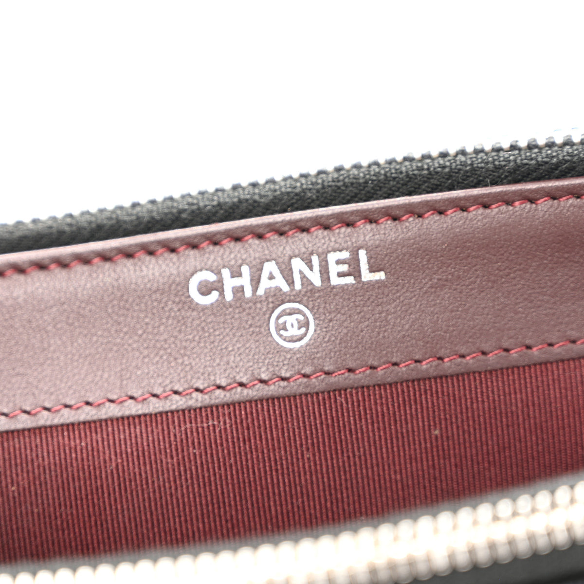 Lambskin Quilted Small Clutch With Chain Black