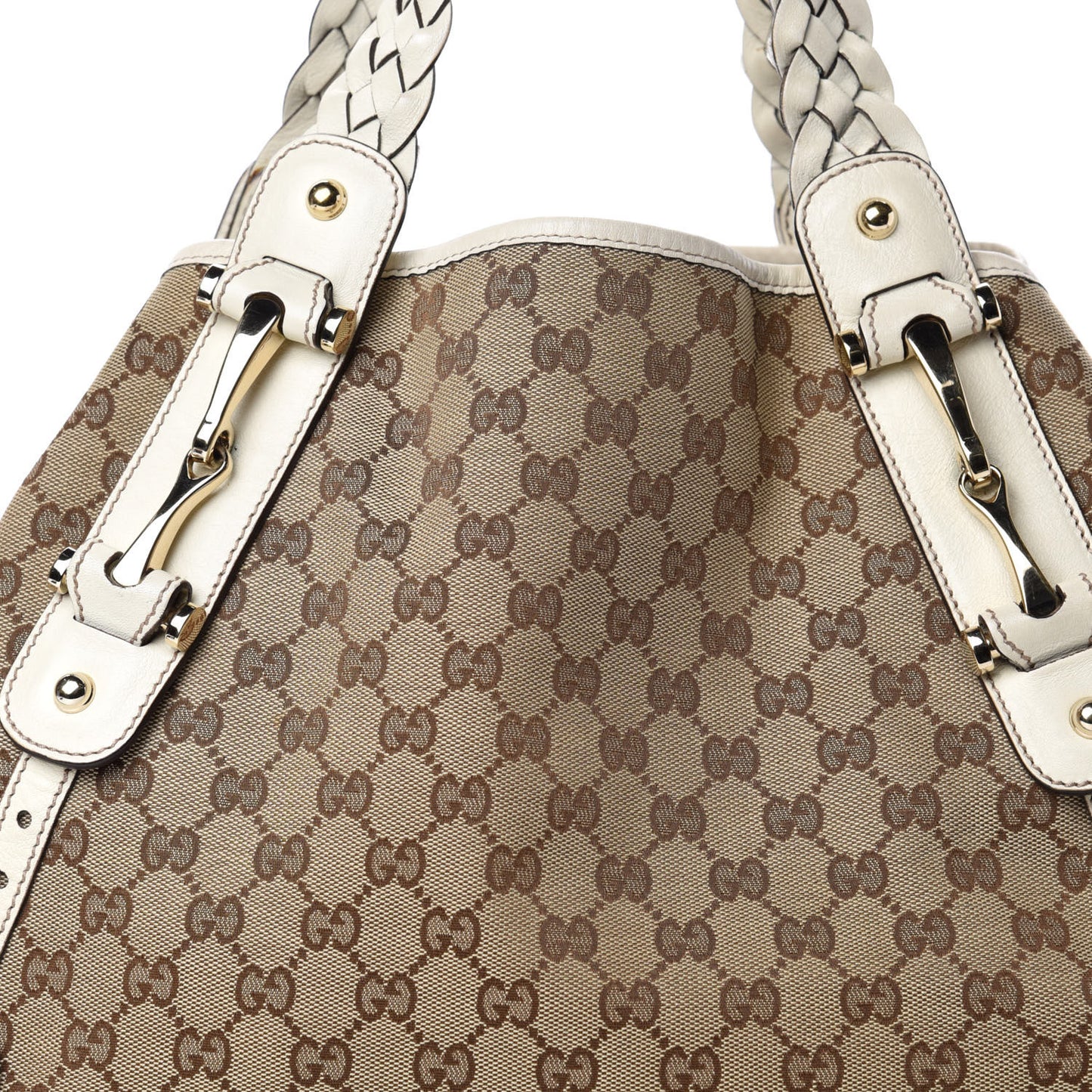 Monogram Medium Pelham Shoulder Bag Off White