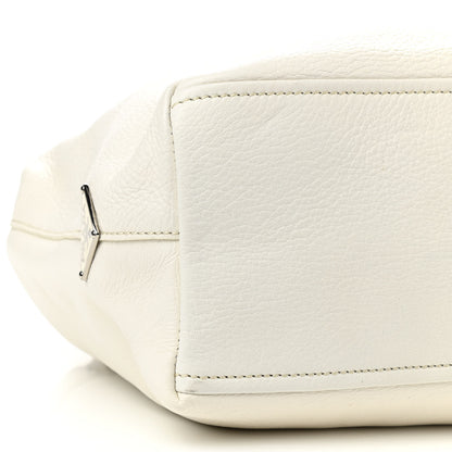 Prada Vitello Daino Shoulder Bag White 10 of 13