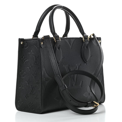 Louis Vuitton Empreinte Monogram Giant Onthego PM Black 3 of 10