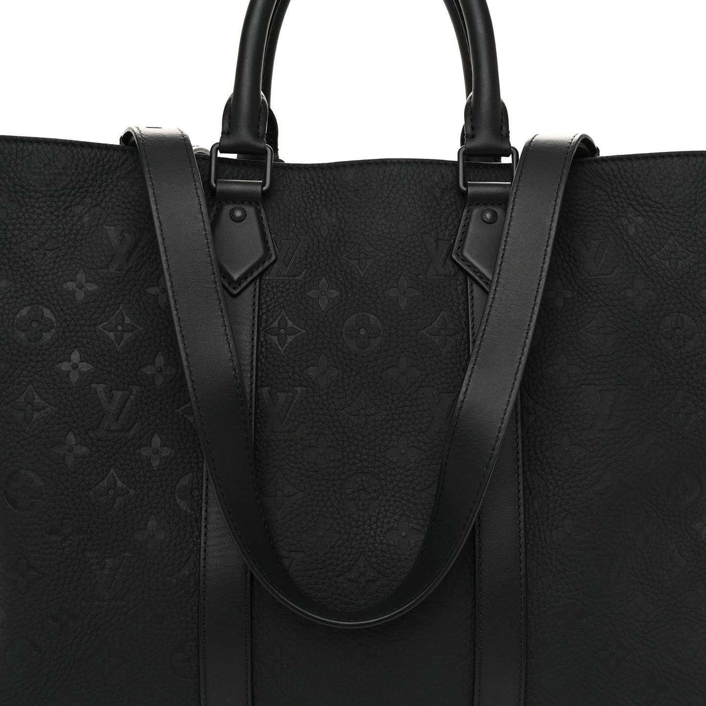 Taurillon Monogram Sac Plat 24H Black