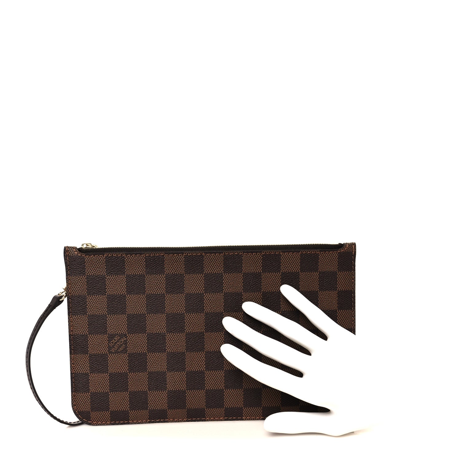 Louis Vuitton Damier Ebene Neverfull MM GM Pochette 2 of 7