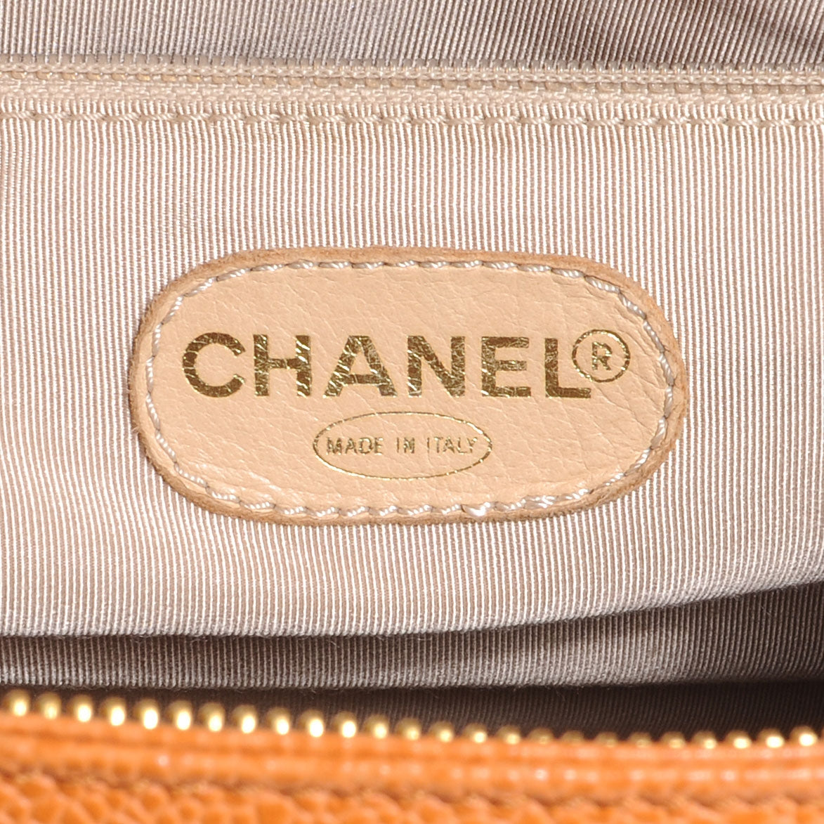 Caviar CC Shoulder Bag Orange