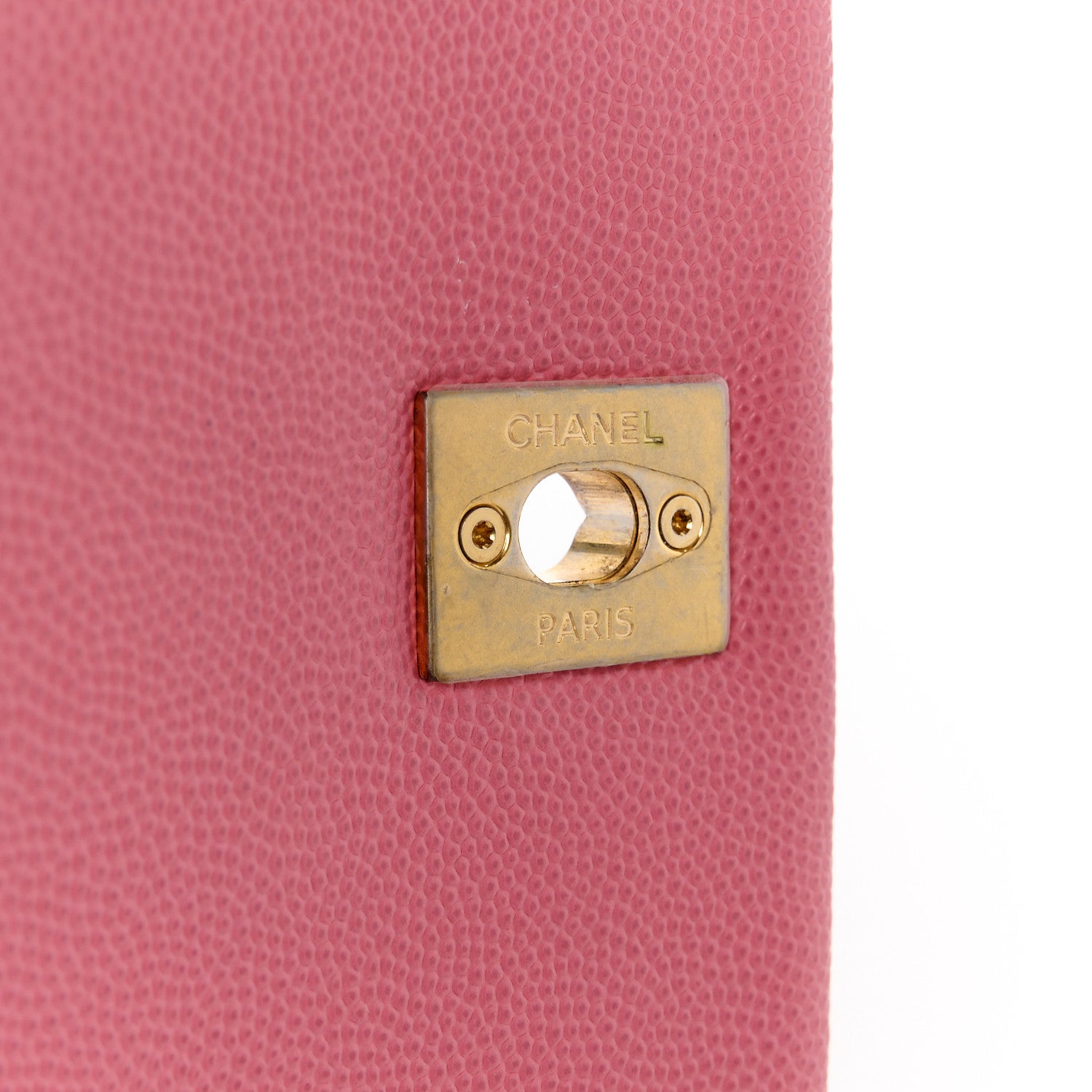 Chanel Caviar Lizard Embossed Quilted Mini Coco Handle Flap Pink 6 of 13