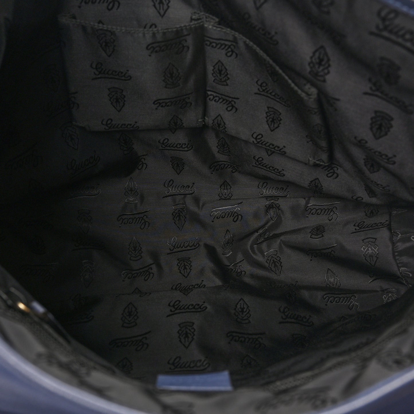 Guccissima Medium Flap Messenger Bag Blue