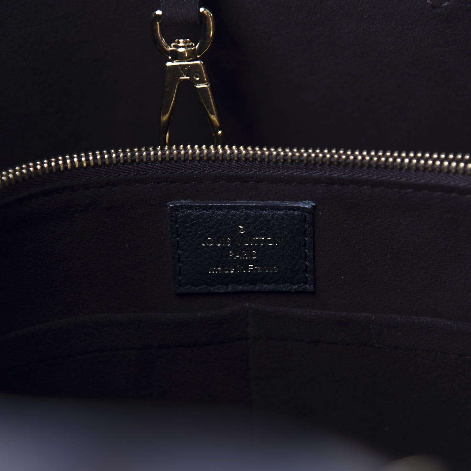 Louis Vuitton Calfskin Monogram Kimono Tote Black 7 of 8