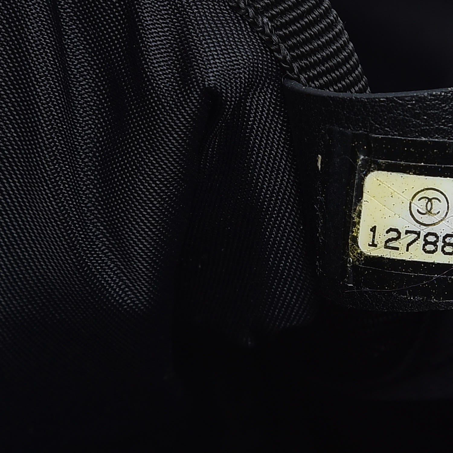 Chanel Nylon Sport Bowling Bag White Black 7 of 7