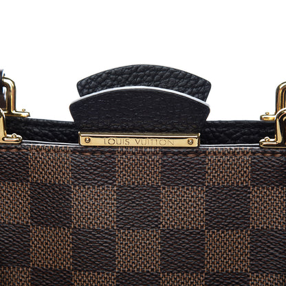 Louis Vuitton Damier Ebene Cuir Taurillon Brittany Black 9 of 13