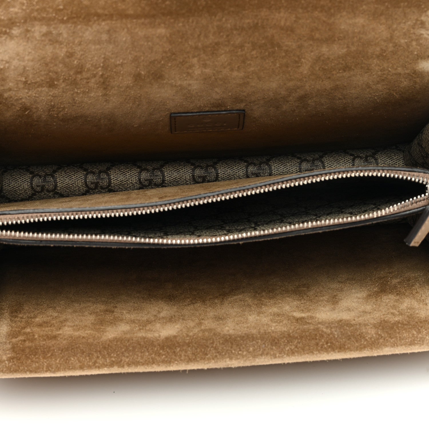 Gucci GG Supreme Monogram Small Dionysus Shoulder Bag Taupe 5 of 13