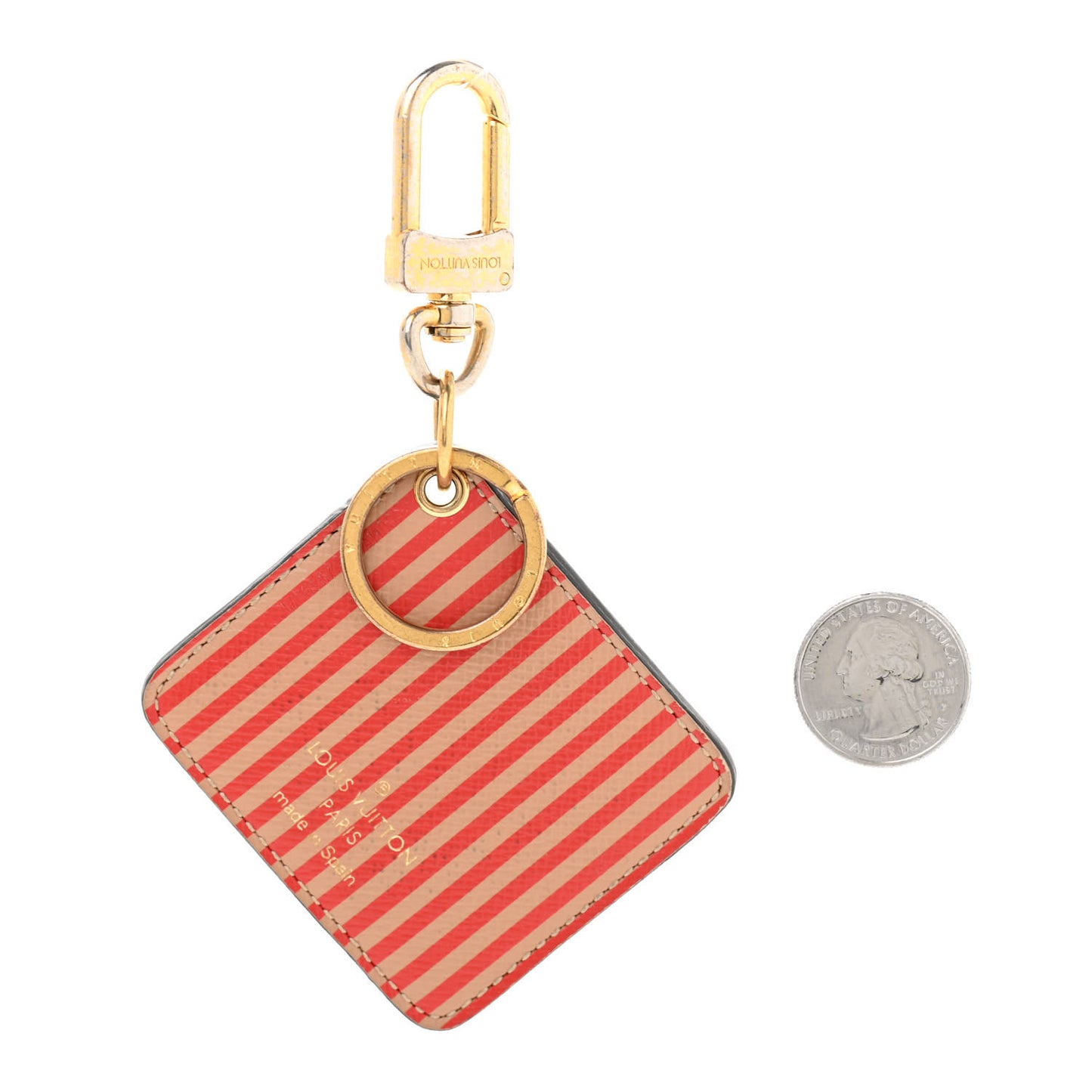 Monogram Illustre Trunk Bag Charm Key Ring