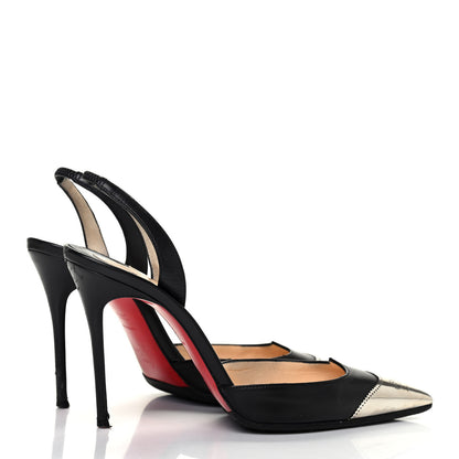 Christian Louboutin Calfskin Calamijane 100 Pumps 37 Black 4 of 19