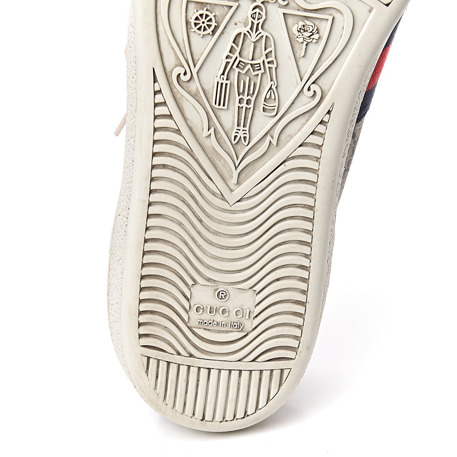 Gucci GG Supreme Monogram Womens Ace Low-Top Sneaker 42 Beige 13 of 16