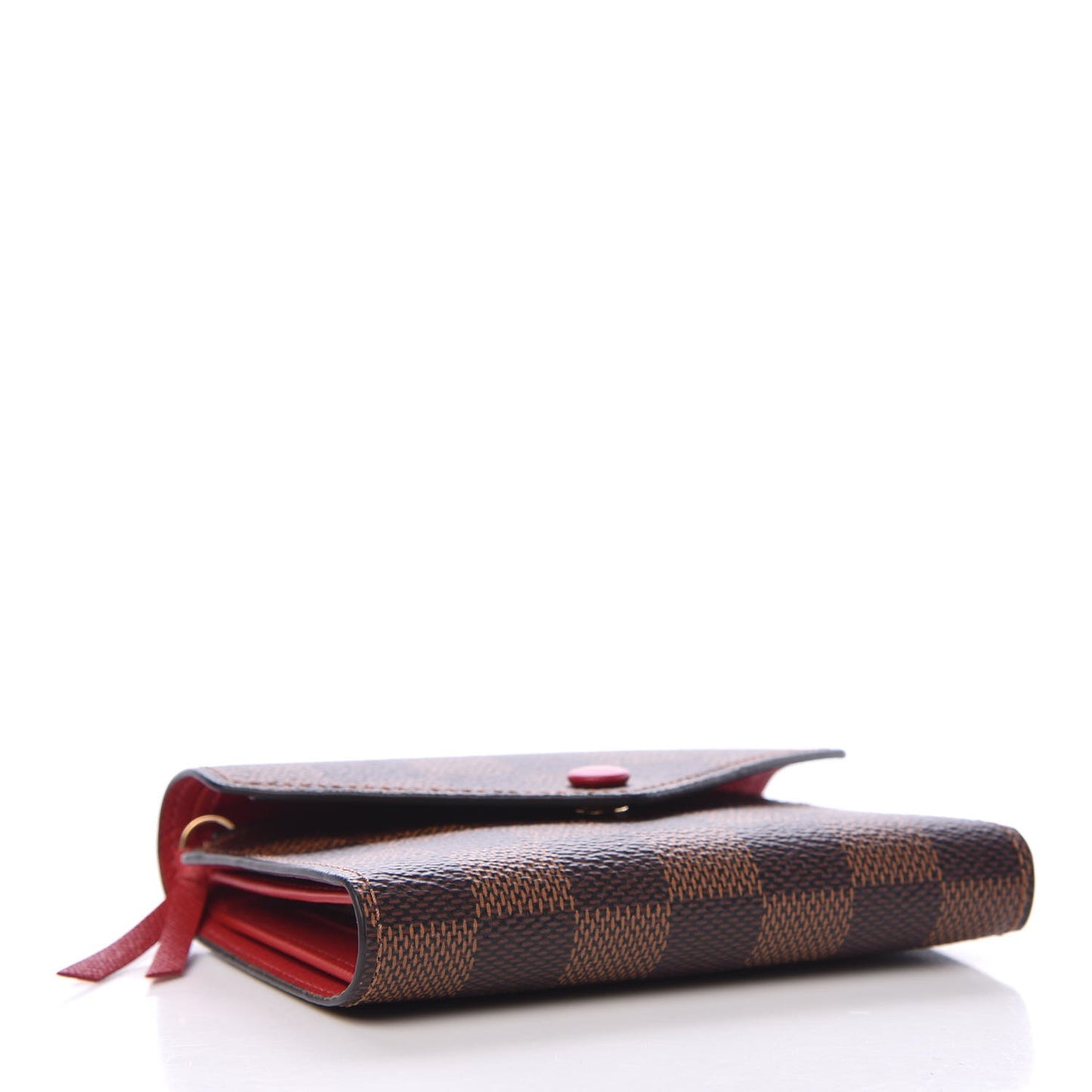 Damier Ebene Victorine Wallet Red