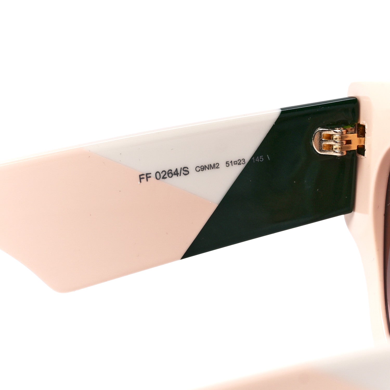 Fendi Facets Square Sunglasses FF 0264/S Pink 5 of 7