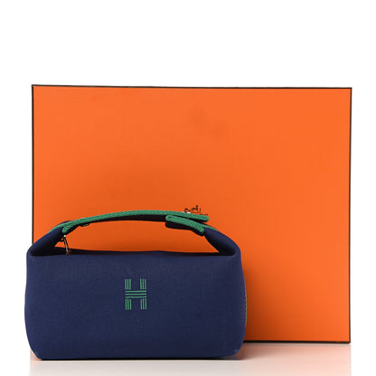 Hermes Canvas Small Bride-A-Brac Pouch Marine 11 of 11