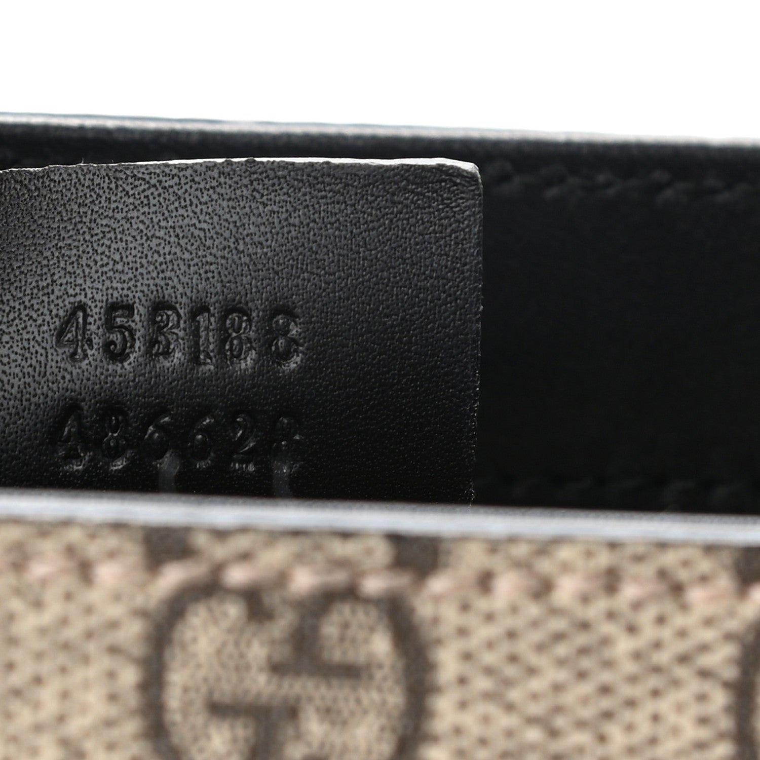 Gucci GG Supreme Monogram Calfskin Small Padlock Top Handle Bag Beige Black Cuir 7 of 11