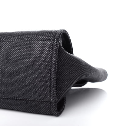 Chanel Canvas Medium Deauville Tote Black 9 of 10