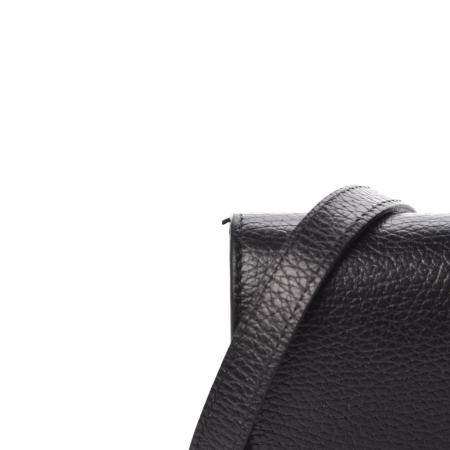 Gucci Dollar Calfskin Interlocking G Chain Wallet Black 10 of 11