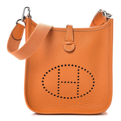 Hermes Taurillon Clemence Evelyne TPM Abricot 1 of 11