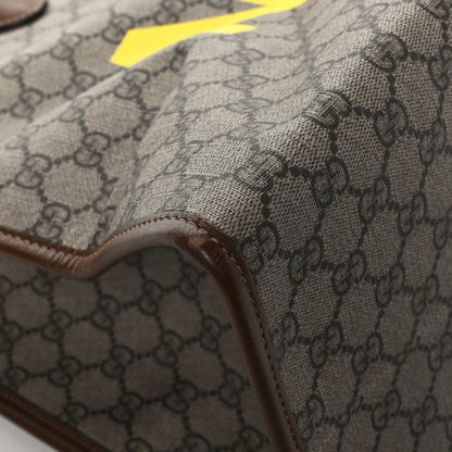 Gucci GG Supreme Monogram Fake/Not Large Retro Interlocking G Tote Bag Beige Brown Sugar 10 of 11