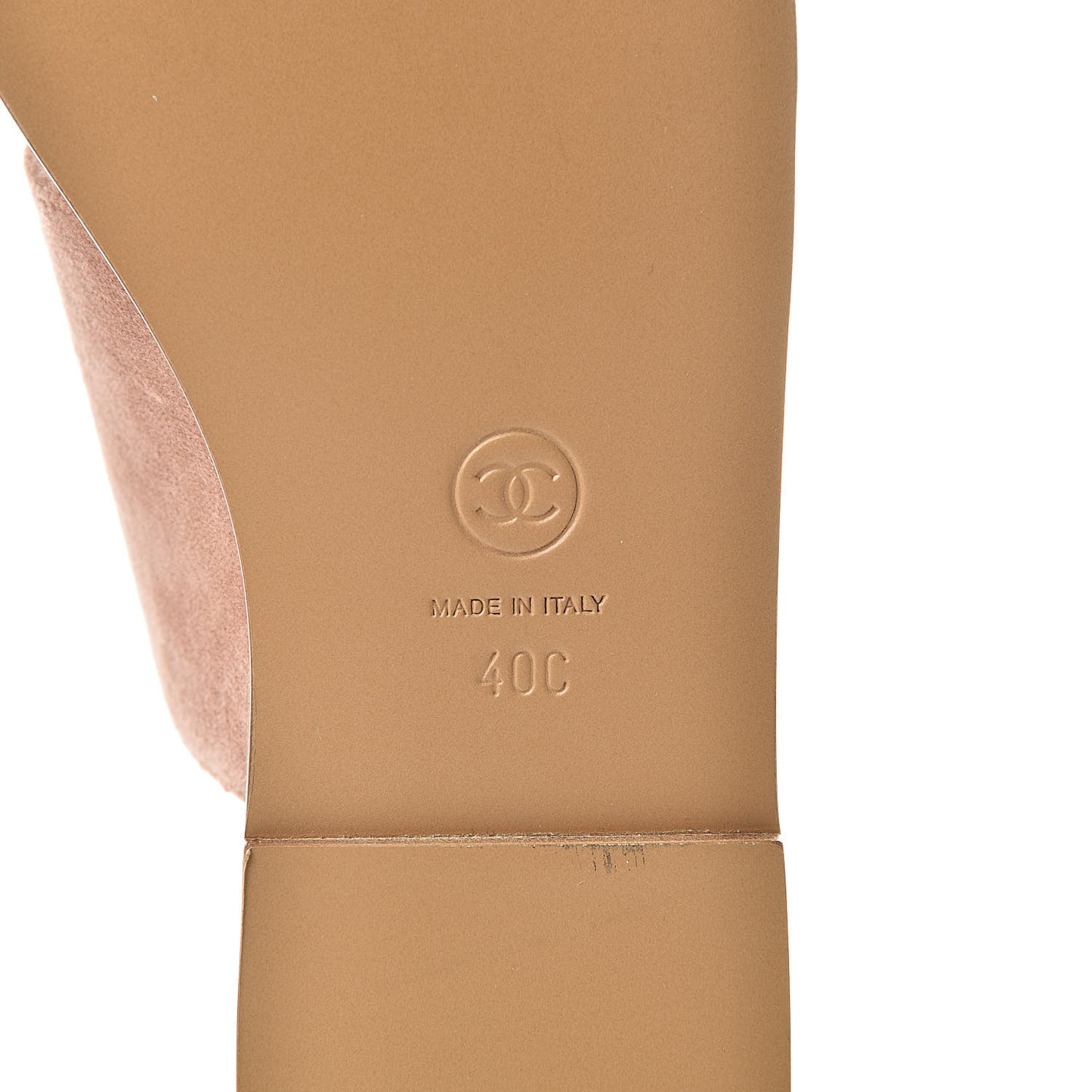 Velvet Chain Mule Sandals 40 Pink