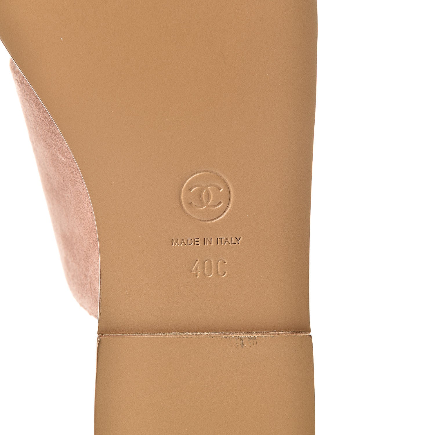 Chanel Velvet Chain Mule Sandals 40 Pink 6 of 9
